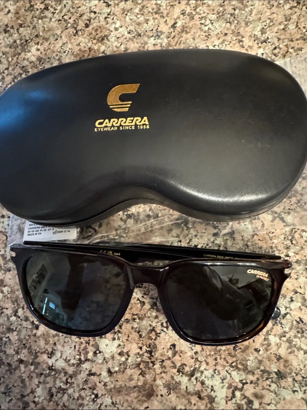 Carrera Tortoiseshell Havana Sunglasses with Brown Gradient Lenses